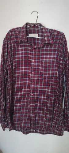 Camisa de flanela 100% algodão