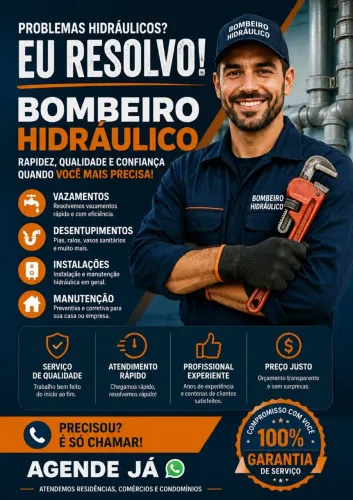 Encanador, bombeiro hidráulico