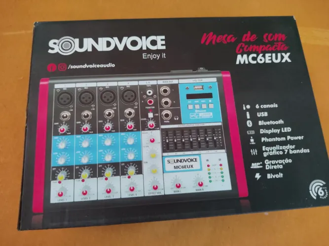 Mesa de som sound Voice MC6EUX