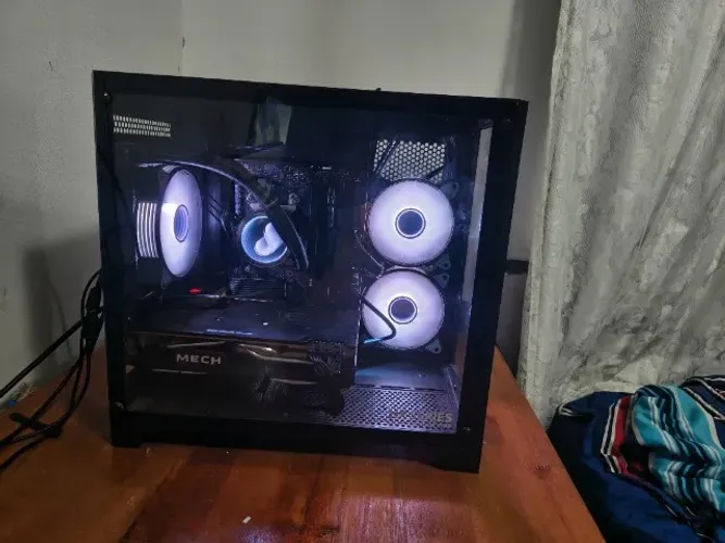 PC Gamer Completo Ryzen 7 5700X + RX 6750 XT (12GB) + 16GB RAM + SSD 1TB NVMe