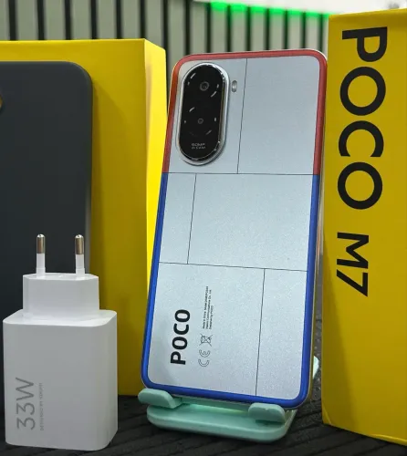 Poco M7 NFC 5G 256/08- Prata Lacrado Entregamos Grátis 