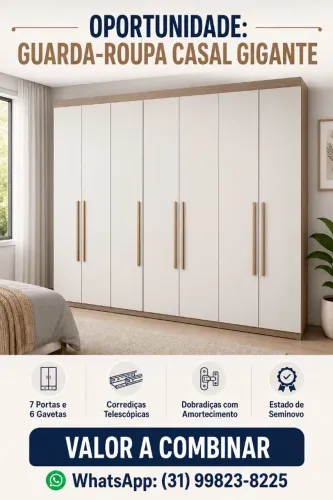Guarda Roupa Casal Semi Novo