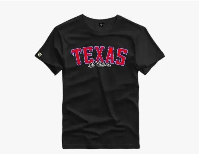 Camiseta Texas Red Preta P