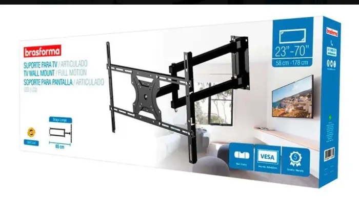 Tv Suporte articulado 23a70 DETALHE É NOVO