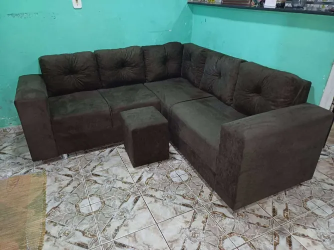 Super promoção sofá canto