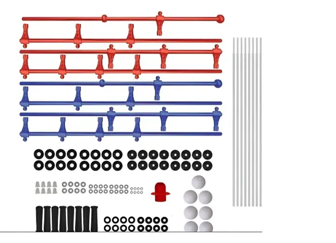Kit Acessórios / Reparo P/ Pebolim / Totó /fla Flu Pacau Azul-turquesa