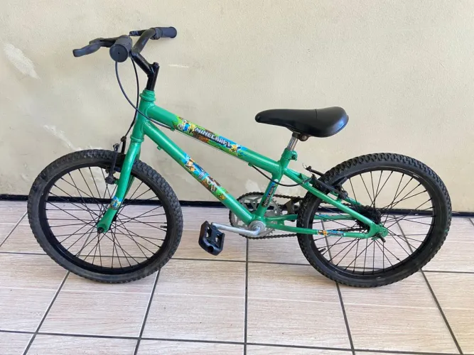 Bicicleta Infantil aro 20 - Minecraft