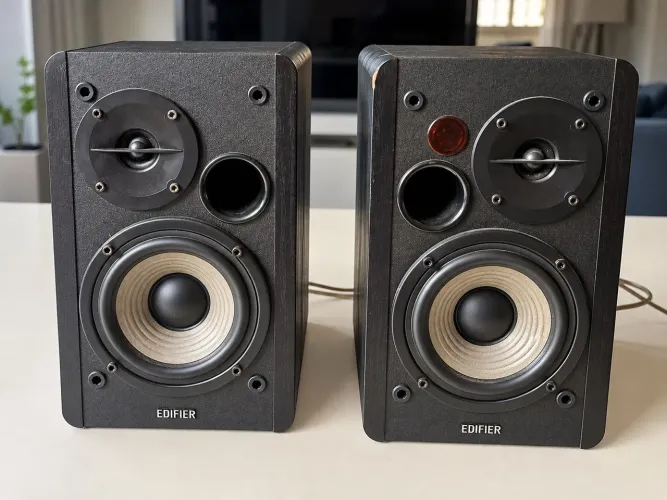 Caixas de Som Edifier R1280DBs - Bluetooth - 42W RMS - Som de Alta Qualidade