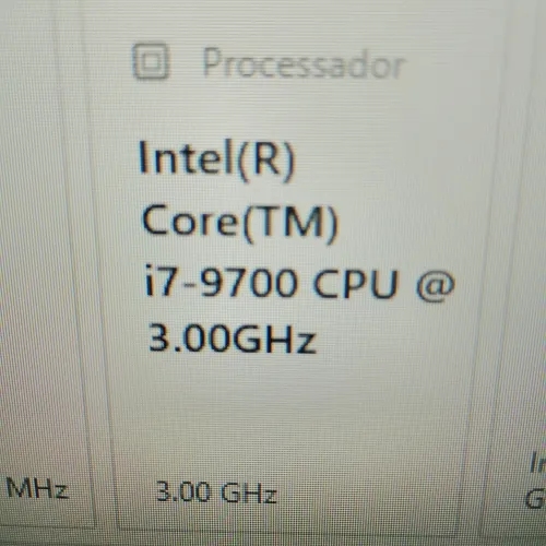 Processador I7 9700 3.0Ghz