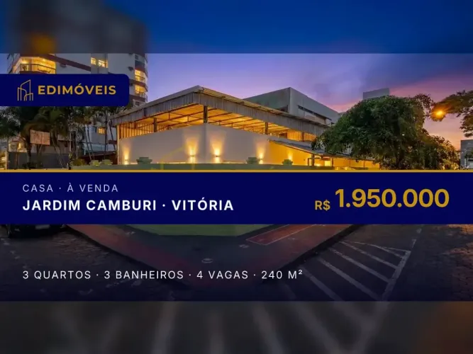 Não Perca: Casa em Jardim Camburi com Múltiplas Possibilidades de Uso!