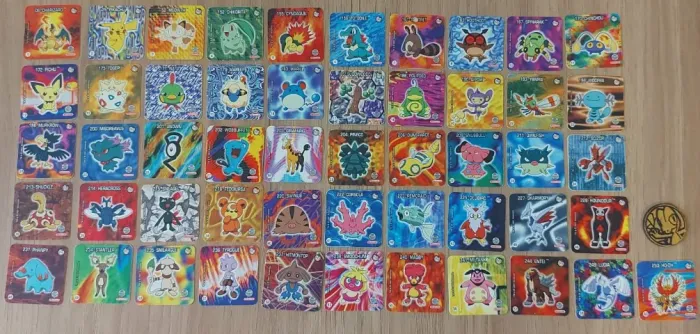 Tazos Originais Pokémon Jo-Ken-Pô Elma Chips 2001