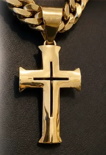Crucifixo Romano em Ouro 18k 750