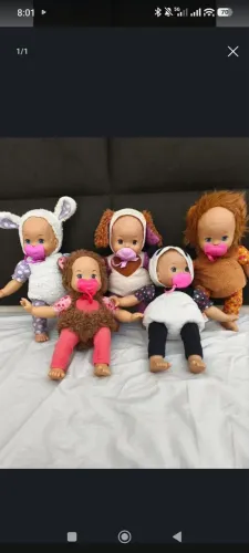 bonecas little mommy fantasias