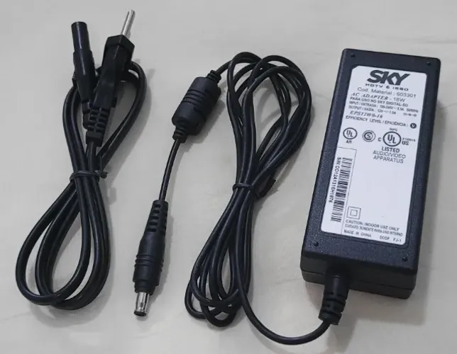 Fonte de Energia 18W 12V Bivolt Sky HDTV Original