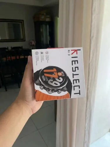 Smartwatch Gps Ultra Kr3 Kieslect Relógio Esportivo Branco