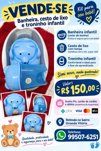 Kit de bebê menino