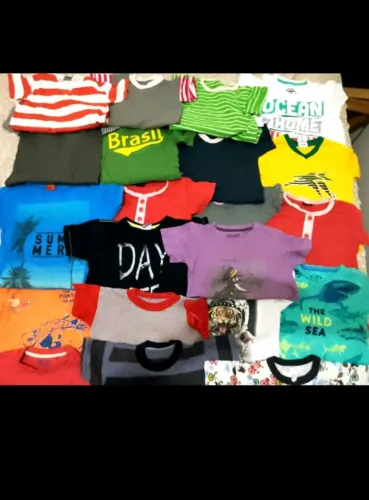 Lote camisetas tam4