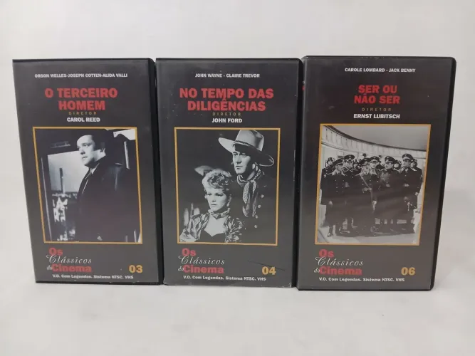 Coleção VHS  Os Clássicos do Cinema Raros 