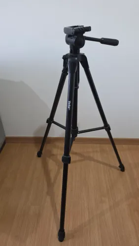 Tripé Vivitar - Tripé Profissional 1,40m Para Celular Câmera Dslr
