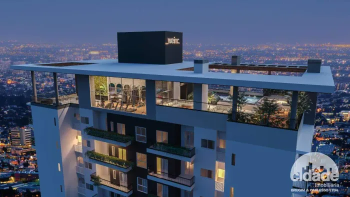 Apartamento à venda, 1 quarto, 1 suíte, 2 vagas, Coqueiral - Cascavel/Pr