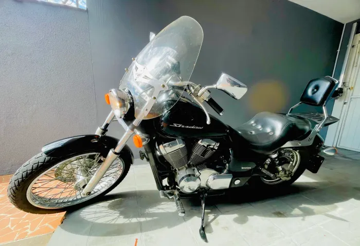 Vendo Honda Shadow 750 cc 2012 Preta ?Sem Reservas?