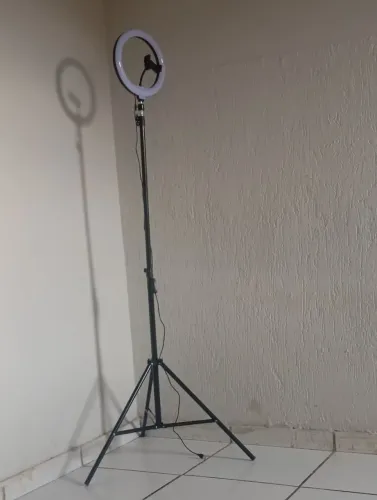 Vendo tripé ring light