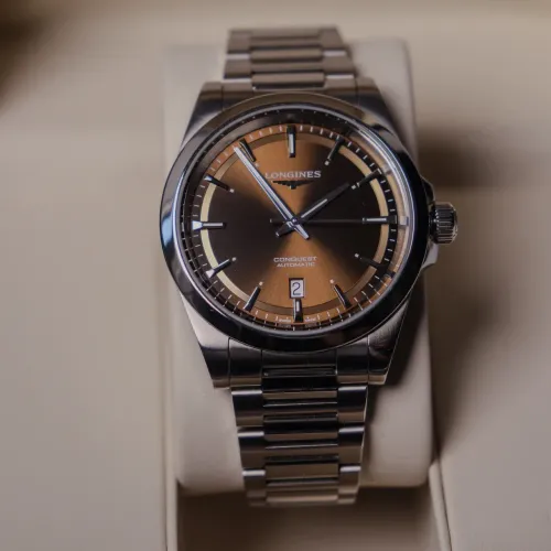 Longines Conquest Automático 41mm - L3.830.4.62.6 - Full Set - Garantia até Julho/2028