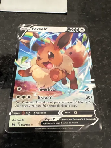 Carta Pokémon eve