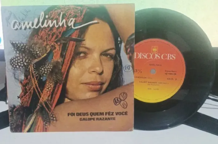 Amelinha - Compacto vinil 7" Foi Deus quem fez voce (Zerado)
