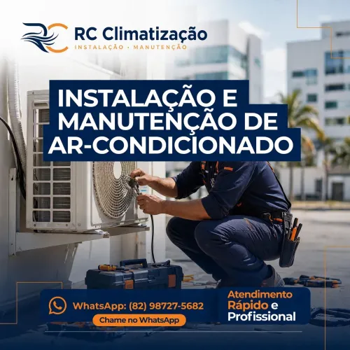 RC climatização instalação e higienização em promoção