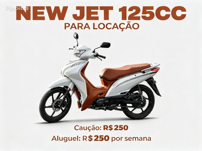 New Jet 125cc para LOCAÇÃO