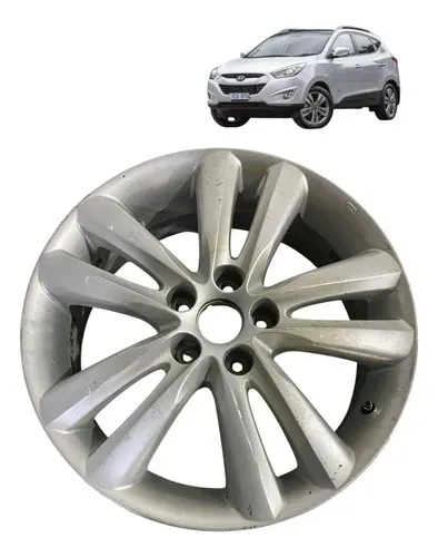 Roda De Liga Aro 18 Hyundai Ix35 2015 2* Cinza
