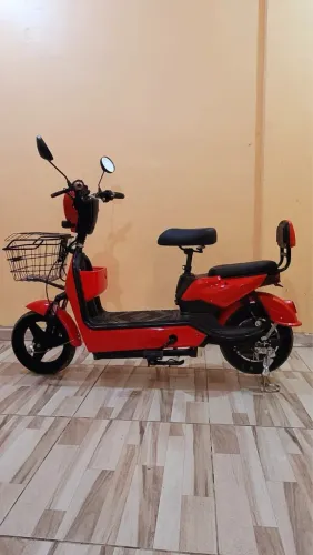 Moto/Bicicleta Elétrica city 350 Lítio removível motor scooter smartway tc