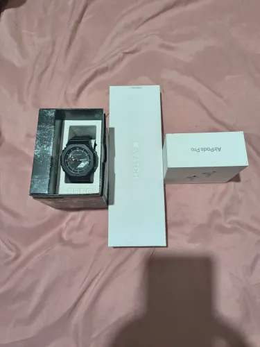 Apple Watch S11 42mm Gps + Airpods Pro 3 + Casio G-Shock GA-B2100 Originais