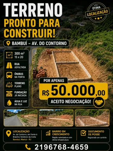 Terreno à venda em Maricá