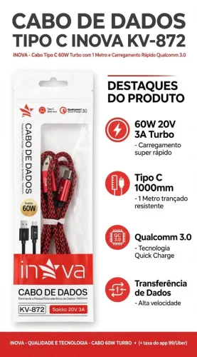 CABO DE DADOS 60W INOVA