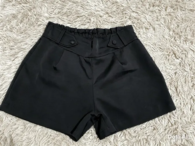 Short preto social G