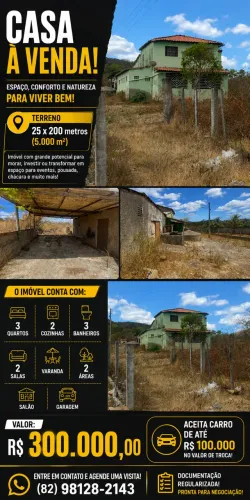 VENDO SÍTIO NO INTERIOR