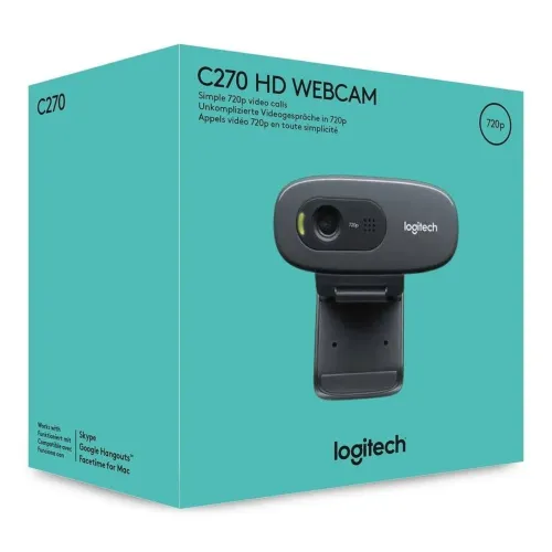 C270 HD Webcam com microfone embutido
