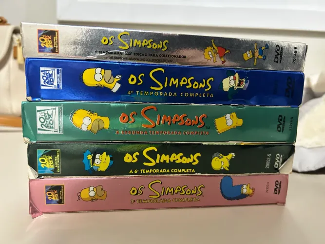 Lote DVDS Os Simpsons