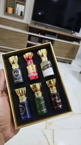 Perfumes Attar de Luxo Variados (6 x 5,5 ml)"