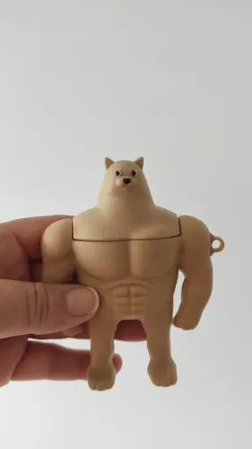 Urso porta fone.