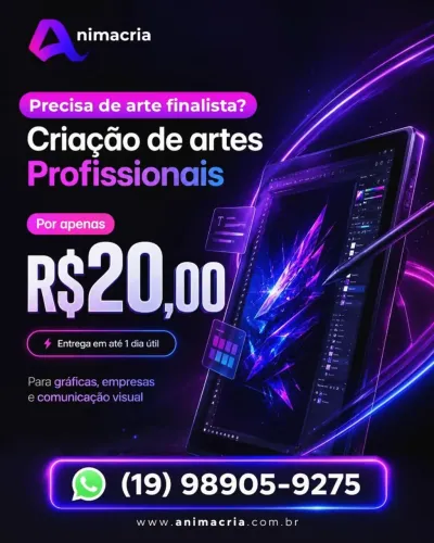 SERVIÇOS GRÁFICOS - Criação de Artes