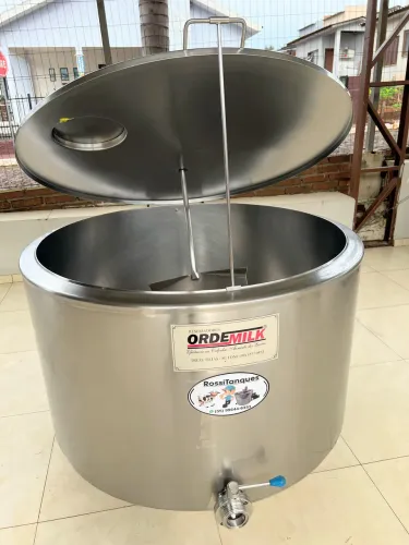 Resfriador Tina 500 Litros Inox Caldas Sorvetes Leite Sucos Leite