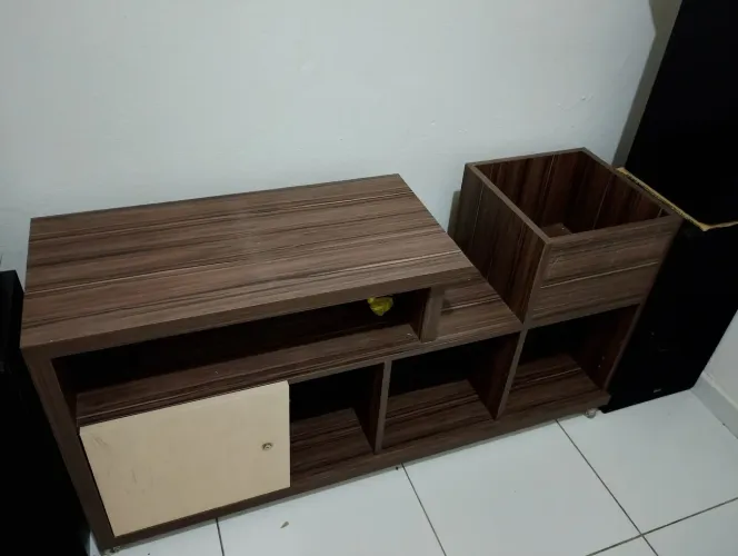 Móvel rack para tv som em MDF de 18mm
