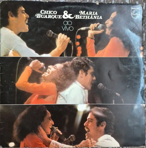 LP de Vinil Chico Buarque & Maria Bethânia - Ao Vivo (1975)