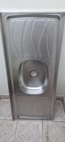 Pia de Cozinha em Aço Inox 1,20 m