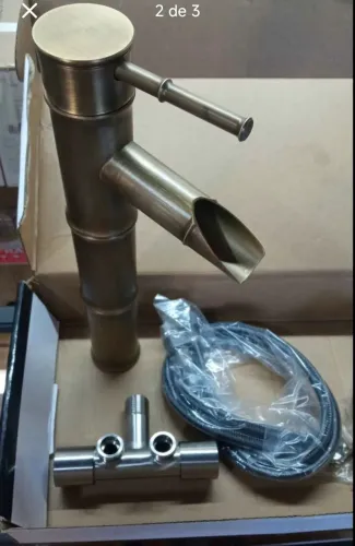 Torneira metal gourmet