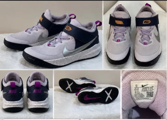 Tênis Nike Team Hustle D10 SE PS Original Tam 35 EUR / 33,5 BR - Ótimo Estado