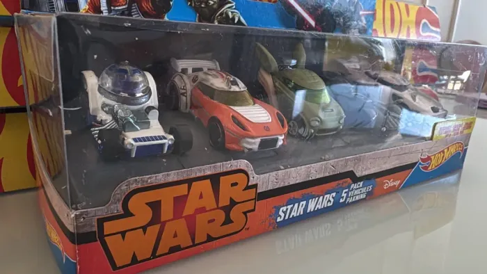 Hot Wheels Star Wars Pack Exclusivo com 5 Miniaturas - Disney/Mattel - Lacrado